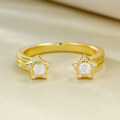wholesale 925 Sterling Silver Star Adjustable Ring for Women, Euro-American Fashion Versatile Style, Dropshipping, Mu Jing Jewelry New Arrival-0-1