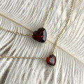 wholesale S925 sterling silver full-body fashionable and elegant minimalist luxury heart-shaped necklace for women-0-3