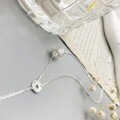 wholesale Metal material, Maker S999 new small waist necklace for women, lightweight luxury design high-end sense collarbone chain birthday gift-0-2