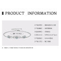 S925 Sterling Silver Four-Leaf Clover Moissanite Bracelet for Women-0-36