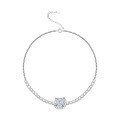 Sterling Silver Square Moissanite Bracelet, Simple Women's New Style High-End Live Stream Factory Direct Jewelry-0-3