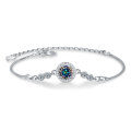 S925 Sterling Silver Moissanite Bubble Bead Bracelet for Women-0-8