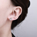 S925 Silver Hip-Hop Style Stud Earrings, Luxury New Arrival for Cross-Border-0-2