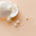 wholesale S925 Pearl Ear Clip Earrings for Women, Small Fresh and Minimalist Vintage Style, No Piercing Required, Earrings and Pendants G3707-0-3