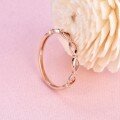 wholesale 18K Yellow Gold Plain Hollow Solid Gold Ring, 9K White Gold Jewelry, 14K Rose Gold Personalized Ring-0-2