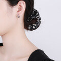 wholesale S925 Sterling Silver Trendy Street Punk Style Irregular Geometric Pattern Earrings Unisex Studs-0-3