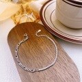 wholesale S925 Sterling Silver Maker Minimalist Geometric Zirconia Splice Bracelet Fashion Simple Unique Niche Design Hand Jewelry-0-3
