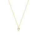 wholesale S925 Sterling Silver Classic Opal Inlaid Heart Collarbone Necklace, a versatile and trendy daily match-0-4