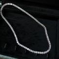 wholesale 925 Silver Moissanite D Color 3-65mm Hip-Hop Single Row Tennis Chain Necklace, Tennis Chain for Men and Women-0-4