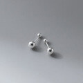 wholesale 999 Silver Fresh, Sweet, Ins-Style, Niche-Designed Light Pearl Threaded Earrings M06350-0-4
