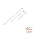 wholesale S925 Sterling Silver 1-inch 2-inch 3-inch Bracelet Necklace Extension Chain Set of 3-0-4