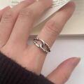 wholesale Metal Rope Knot Ring for Women, Vintage Retro Fashion Adjustable Statement Boho Wholesale-0-1