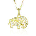 wholesale 925 Silver Dunhuang Six-Tusked White Elephant Versatile High-End Pendant Necklace for Women, Wholesale-0-4