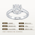 925 Silver Four-Prong Alien Moissanite Ring-0-4