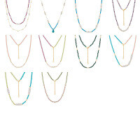 wholesale S925 Sterling Silver Natural Stone Turquoise Opal Natural Freshwater Pearl Beaded Choker Necklace Jewelry Wholesale-MPN04-14K 925 silver