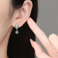 Sterling Silver Moissanite French Fringe Iris Vintage Earrings Wholesale-0-2