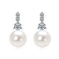 Sterling Silver Pearl Earrings for Women, Fashionable and Elegant Wholesale Design-0-4