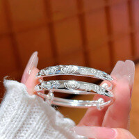 wholesale 9999 Pure Silver Auspicious Healthy Baby Bracelet Anklet Engravable for Full Moon Birthday and First Birthday Gifts-Longevity 999 silver pair about 21g 999 silver