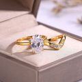 wholesale S925 Silver Moissanite Oval Ring Two-Piece Set for Women, Minimalist Stackable Bestseller-0-1