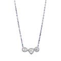 wholesale S925 Silver Moissanite Fancy Shape Diamond Pendant Women's Fashion Trend Brightening Live Streaming Necklace-0-4