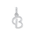 wholesale 925 Sterling Silver Irregular English Letter Pendant Ins Necklace For Women-0-40