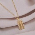 wholesale 925 Silver Retro Chinese Abacus Pendant Necklace, Fashionable, Unique, Temperament, Niche, Ins Style, Light Luxury Collarbone Chain-0-5