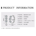 Sterling Silver Exaggerated European Cross-border Earrings with Moissanite Stars [Clearance Free Shipping]-0-15