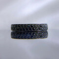 wholesale 925 Silver Zhuo Zhifan Jewelry NewBlack Diamond Row Ring InsStackable Row Diamond Ring Wish-0-2