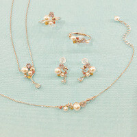 wholesale 925 Silver Jewelry Set for Women: Natural Pearl Necklace, Earrings, Ring, and Bracelet with Dropshipping Service-Hong Kong 17-US 8>925 silver