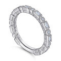 wholesale 925 Sterling Silver Zircon Women's Ring Fashion Square Index Finger Ring Wholesale for Cross-Border New Products in Europe and America-0-4