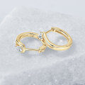 Sterling Silver French Luxury Hollow-Out Drop Pear-Cut Moissanite Earrings-0-2