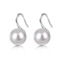 wholesale S925 Sterling Silver Nordic New Pearl Drop Earrings for Women, Goddess Style Fashion Versatile Design Wholesale-0-6
