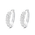 wholesale S925 Sterling Silver Korean-style Minimalist Wheat Ear Design Earrings, Versatile and Elegant Ear Clips for Women-0-3