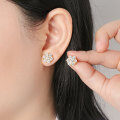 Metal Fashionable Floral Earrings for Commuting, Sweet and Unique-0-1