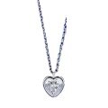 wholesale S925 silver new jewelry style 8*8mm heart-shaped simulated diamond pendant, hot-selling item in live broadcasts-0-4