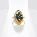wholesale S925 Silver Designer High-End Adjustable Ring with Natural Style and Genuine Citrine-0-1