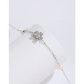 wholesale 925 Sterling Silver Freshwater Pearl Flower Bracelet for Women, Small Batch Design, Korean Style High-End Sense Accessories Gift for Best Friend or Girlfriend-0-1