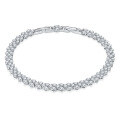 wholesale S925 silver irregular V-shaped bracelet fully set with 25mm round moissanite stones-0-5