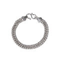 wholesale S925 Sterling Silver Baby Infant Child Kids Boys Girls Flat Cuban Curb Chain Bracelet Jewelry-0-4