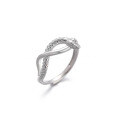 wholesale S925 Sterling Silver Zodiac Snake Ring for Women, Ins Minimalist Style, Snake Year Personality Ring, Trendy Sweet and Cool Gift for Girlfriend-0-4