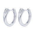 Sterling Silver French Luxury Hollow-Out Drop Pear-Cut Moissanite Earrings-0-4