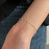 wholesale S925 Sterling Silver Geometric Line Bracelet for Women, Korean Version Minimalist and Delicate Luxury Style Bangle Hand Jewelry-Sterling silver