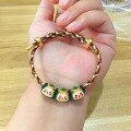 wholesale Metal material, cute rice dumpling baby for Dragon Boat Festival, creative internet-famous baked porcelain non-fading exquisite bracelet, freely matched, fashionable and unique-0-3