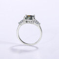 wholesale S925 Sterling Silver 3-Carat Moissanite Ring Classic Four-Prong Solitaire Moissanite Ring-0-3