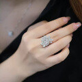 wholesale S925 Silver Luxury Micro-Set Petal Ring for Women, New Collection by Zhuozhifan Jewelry, Cross-Border One-Piece Drop Shipping-0-2