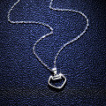 S925 Sterling Silver Forbidden City Longevity Locket Moissanite Necklace-0-2
