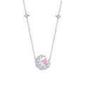 Sterling Silver Butterfly Dream Pendant Necklace, Women's Fashion Minimalist Collarbone Chain-0-3