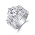 wholesale S925 Sterling Silver 3ct Moissanite Men's Ring Cross-border TEMU Hot Selling TK Live Jewelry Wholesale-0-1