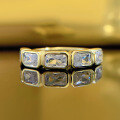 wholesale Gold-plated jewelry new wish style 3*5mm rectangular zircon ring hot selling in cross-border-0-0