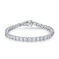wholesale S925 Silver 05ct High-Carbon Diamond Ultra-Minimalist Luxury Trendy Full Diamond High-End Bracelet-0-5